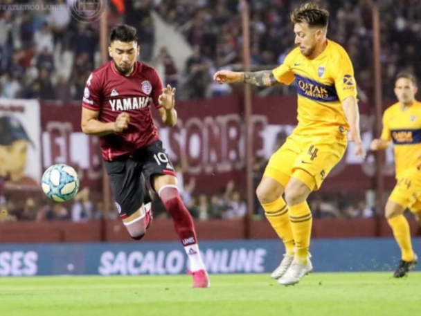 Marcelino Moreno: alvo do Galo (Foto: Divulgação/Lanús)