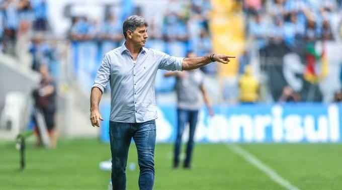 Renato: adepto das concentrações (Foto: Lucas Uebel/Grêmio FBPA/Divulgação)