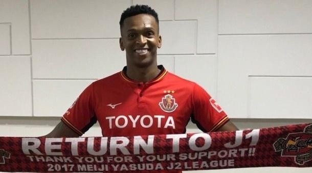 Jô: no Japão desde 2018 (Foto: Divulgação/Nagoya Grampus)