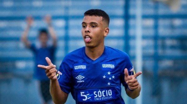 Popó é uma das principais promessas do Cruzeiro. Foto:Gustavo Aleixo/Cruzeiro E.C