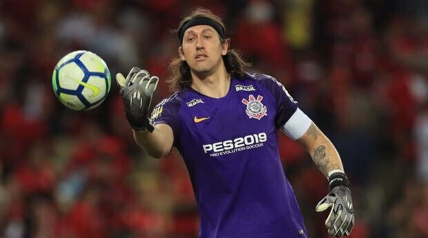 Cássio saiu em defesa de Tiago Nunes. Foto: Daniel Augusto/Agência Corinthians