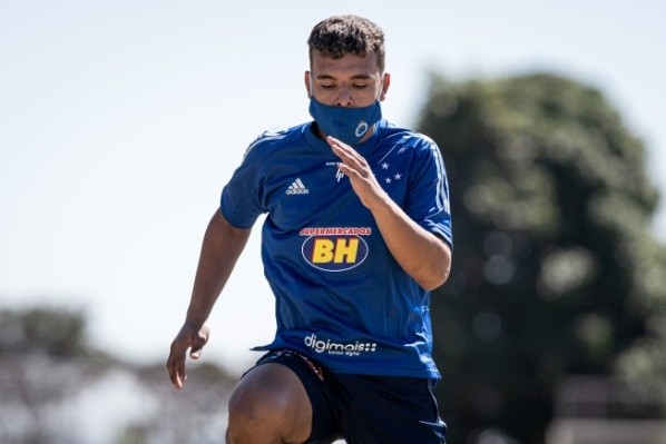 Popó está de volta aos treinos – Foto: Gustavo Aleixo/Cruzeiro.