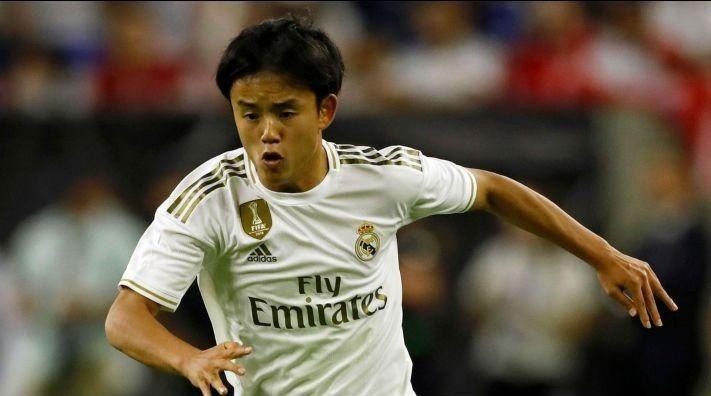 Kubo em ação pelo Real Madrid. (Foto:Divulgação/Real Madrid)
