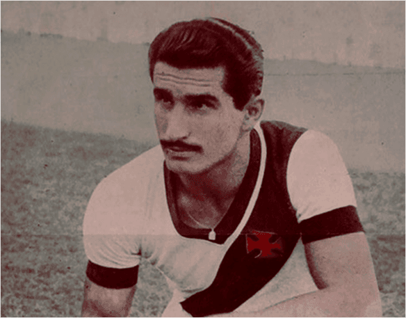 O zagueiro argentino era um dos pilares do Expresso da Vitória na conquista do Sul-Americano de 1948 (Foto: Divulgação)