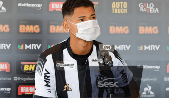 Marrony afirmou que Sampaoli influenciou em sua escolha – Foto: Bruno Cantini/Atlético.