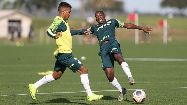 Patrick de Paula tomou conta do meio no Palmeiras e entra de titular contra a Ponte (Foto: César Greco / Ag. Palmeiras)