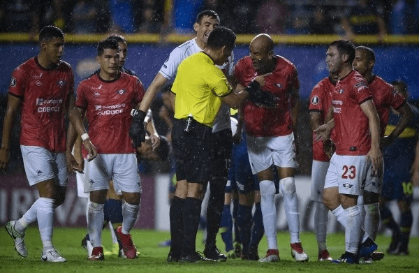 Jorge Wilstermann em campo pela Libertadores 2019. (Foto: Getty Images)