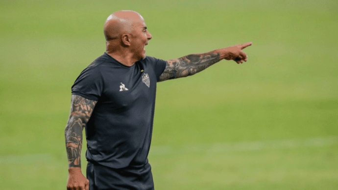 Jorge Sampaoli, treinador do Galo. (Foto: Getty Images)