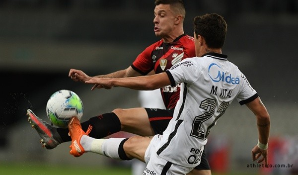 Kayzer, atacante, é uma das armas do Furacão para o setor ofensivo. Foto: Divulgação/Athletico