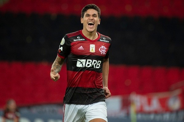Pedro vive fase espetacular com a camisa do Fla — Foto: Alexandre Vidal / CRF