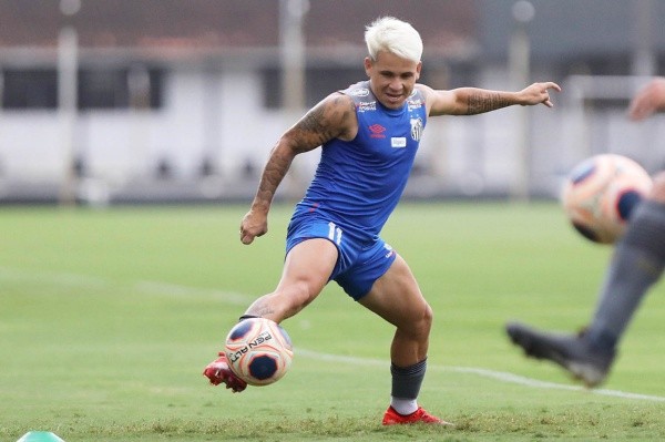 Baixinho continua valorizado no mercado — Foto: Pedro Ernesto Guerra Azevedo/Santos FC