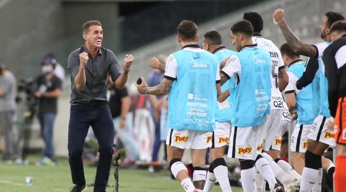 Estreia com vitória: Timão bateu o Furacão no primeiro jogo de Mancini (Foto: Rodrigo Coca/Ag. Corinthians/Divulgação)