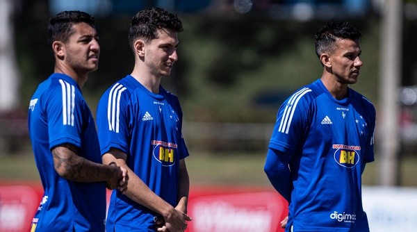 Treino realizado nesta manhã, na Toca da Raposa 2, em Belo Horizonte. Foto: Gustavo Aleixo/Cruzeiro IMPORTANTE: Imagem destinada a uso institucional e divulgação, seu uso comercial está vetado incondicionalmente por seu autor e o Cruzeiro Esporte Clube. IMPORTANT: image intended for institutional use and distribution. Commercial use is prohibited unconditionally by its author and Cruzeiro Esporte Clube.