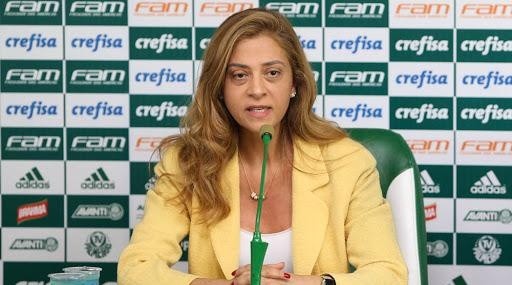 Leila Pereira diz estar chateada com o momento vivido pelo Palmeiras. Foto: César Grecco/Palmeiras