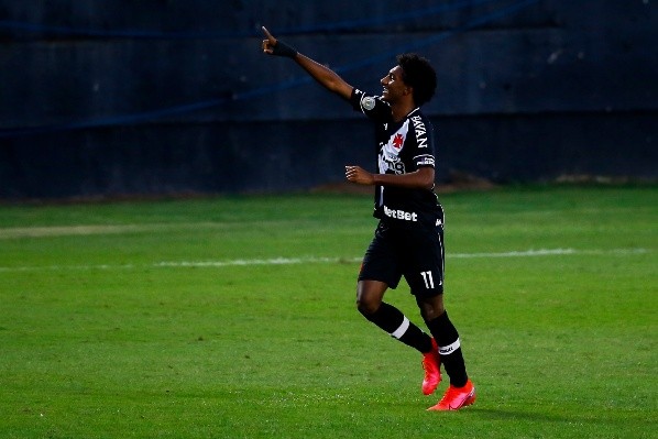 Talles Magno comemorando gol pelo Vasco. (Foto: Getty Images)