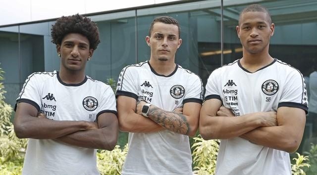 Talles, Bruno e Lucão foram os vascaínos chamados pelo Brasil — Foto: Rafael Ribeiro/Vasco