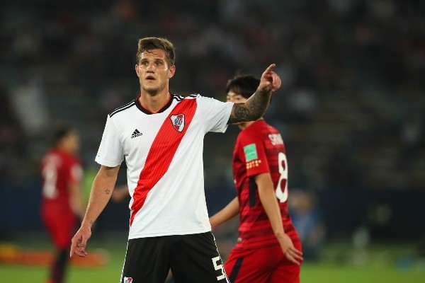 Zuculini: campeão da América com o River Plate (Getty Images)