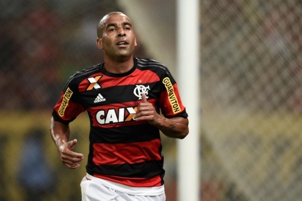 — Sheik em ação pelo Mengão — Foto: Getty Images