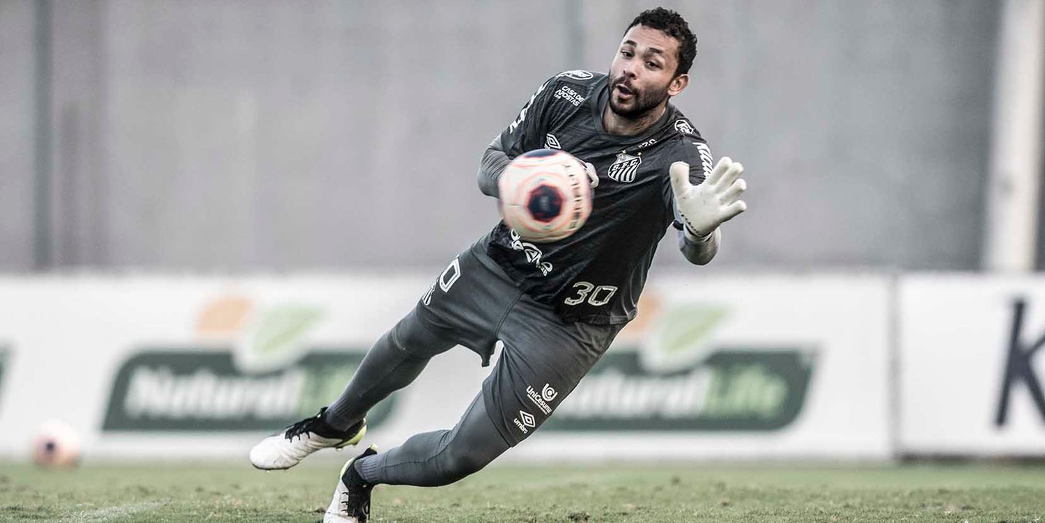 Vladimir deve renovar com o Peixe. Foto: Divulgação/Santos 