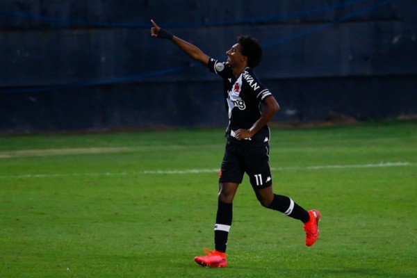 Comemoração de Talles Magno, joia do Vasco. Foto: Getty Images