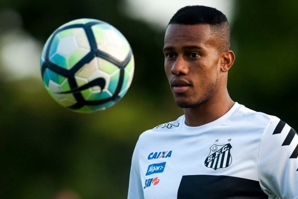 Copete treinando no Santos — Foto: Ivan Storti/ Santos FC