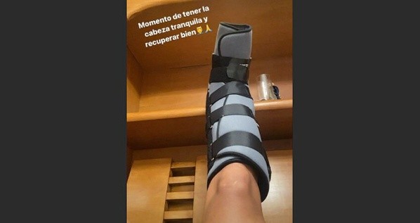 Lecaros em recuperação no Fogão. Reprodução/Instagram