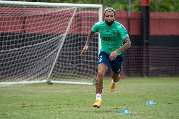 Gabigol tem grande chance de voltar a ser relacionado — Foto: Alexandre Vidal / Flamengo