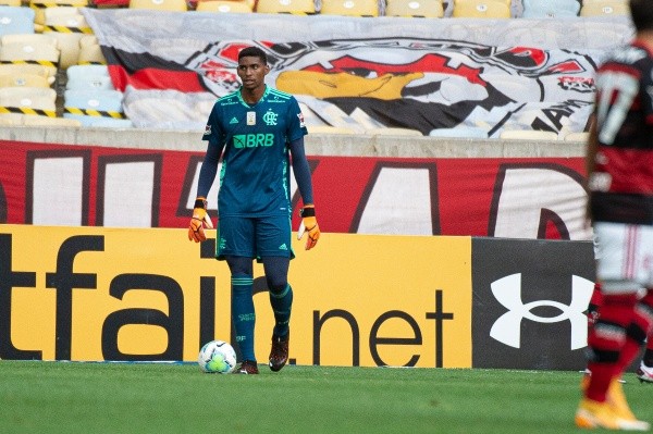 Hugo vem se destacando no Mengão — Foto: Alexandre Vidal / Flamengo