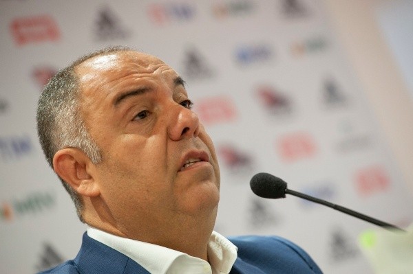 Braz é o homem forte do futebol — Foto: Alexandre Vidal / Flamengo