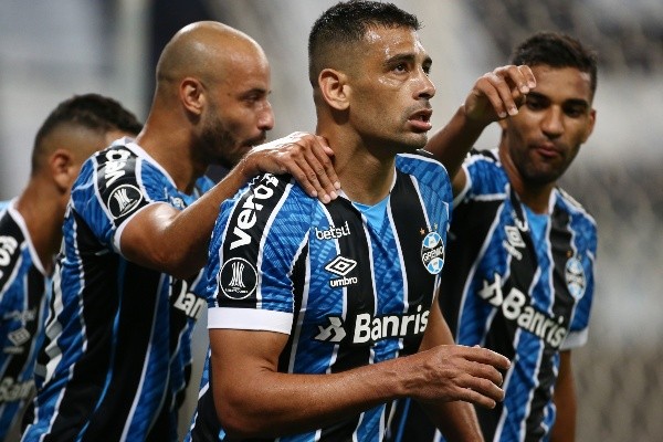 Grêmio em campo pela Libertadores. (Foto: Getty Images)