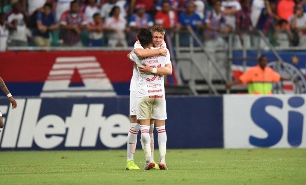 Fuchs e Heitor: amizade do Celeiro de Ases (Ricardo Duarte/Inter)