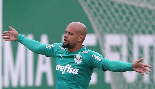 Felipe Melo será desfalque no Palmeiras. Divulgação/Palmeiras Felipe Melo será desfalque no Palmeiras. Divulgação/Palmeiras