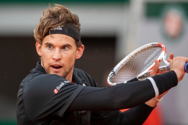 Thiem em confronto pelo Roland Garros. Foto: Getty Images