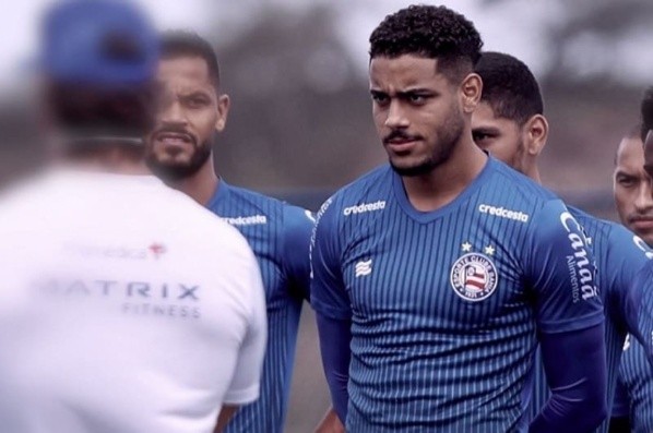 Matheus Bahia renovou com o Tricolor. Foto: Divulgação/Bahia