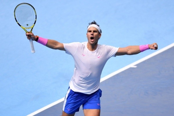 Comemoração de Rafael Nadal. Foto: Getty Images