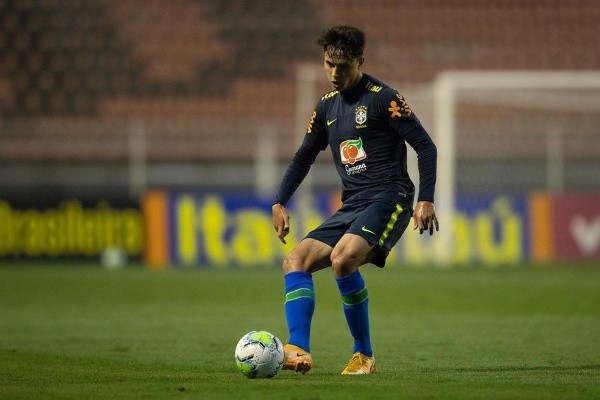 Vinicius Zanocelo vem sendo destaque. Lucas Figueiredo/CBF