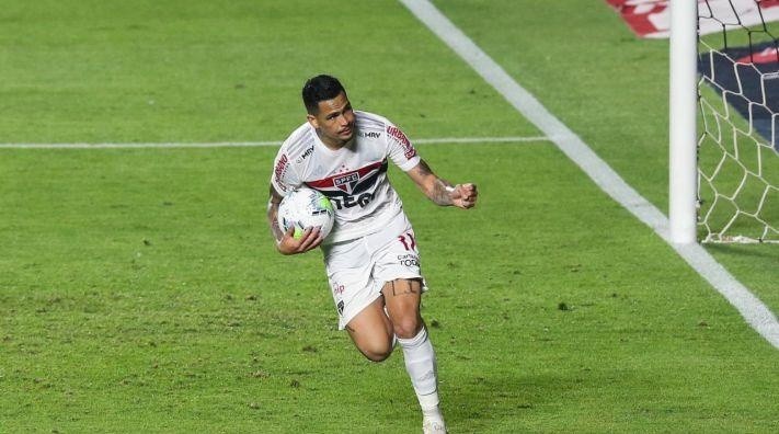 Luciano confere grande poder ofensivo ao São Paulo. Foto: Getty Imagens