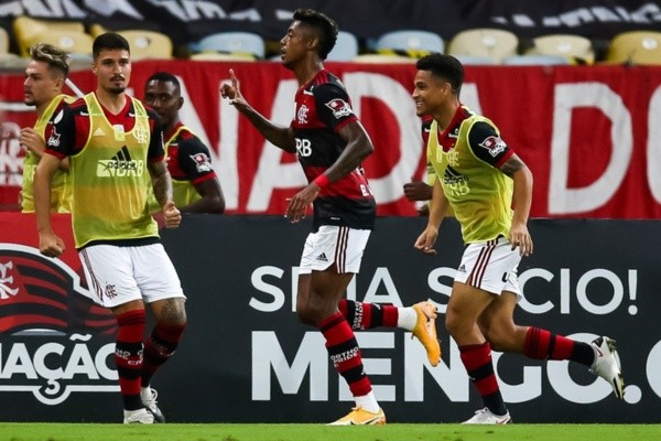Comemoração jogadores do Flamengo. Foto: Getty Images