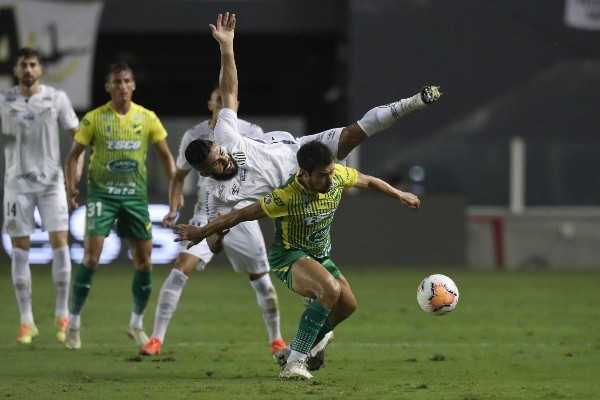 Defensa y Justicia em campo pela Copa Libertadores. (Foto: Getty Images) Defensa y Justicia em campo pela Copa Libertadores. (Foto: Getty Images)