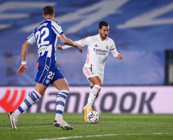 Hazard jogando pelo Madrid — Foto: Getty Images
