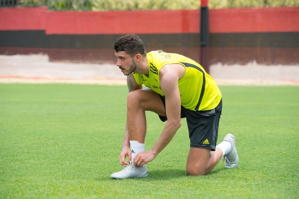 Gustavo Henrique não vive bom momento — Foto: Alexandre Vidal / Flamengo Gustavo Henrique não vive bom momento — Foto: Alexandre Vidal / Flamengo