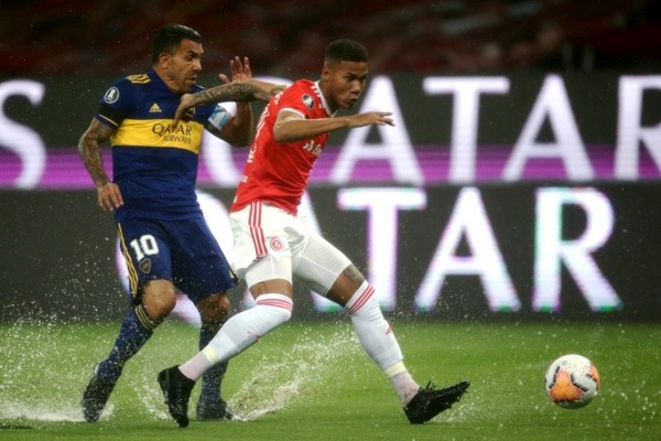 Boca Juniors e Internacional pelo jogo de ida das oitavas de final da Libertadores. Foto: Getty Images