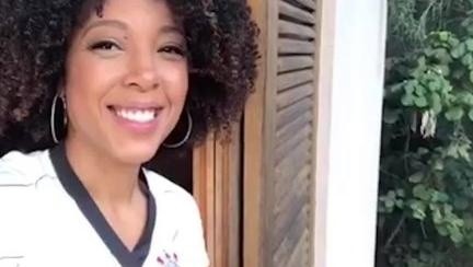 Negra Li - (Foto: Reprodução/Globoesporte)