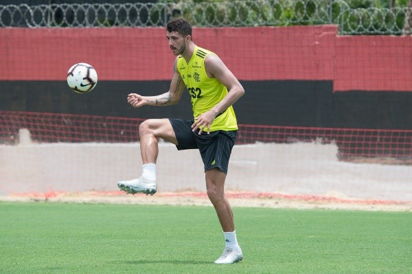 Gustavo Henrique ainda tenta ganhar prestígio no Fla — Foto: Alexandre Vidal / Flamengo