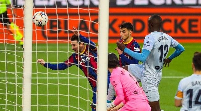 Messi marcou seu 643º gol pelo Barcelona. Foto: Divulgação