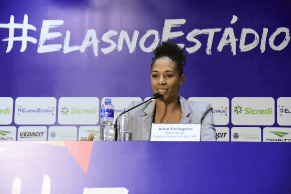 Aline Pellegrino, Coordenadora de Competições Femininas da CBF. (Foto: Rodrigo Corsi/FPF)