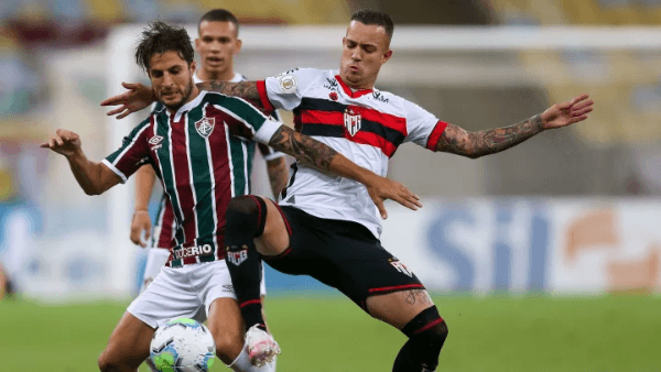 Atlético em partida contra o Fluminense neste Brasileirão. (Foto: Getty Images)