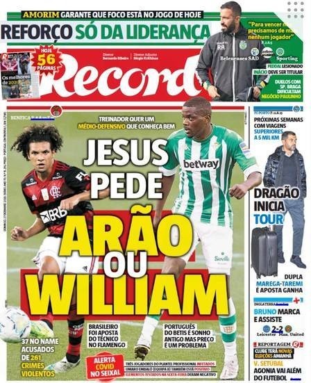 Foto: Jornal Record/Reprodução