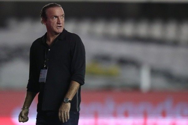 Cuca, do Santos, durante partida da Libertadores. Foto: Getty Images