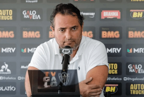 Alexandre Mattos foi demitido pela gestão Sérgio Coelho, respaldada pelo “4R” no Atlético (Foto: Bruno Cantini/Atlético)